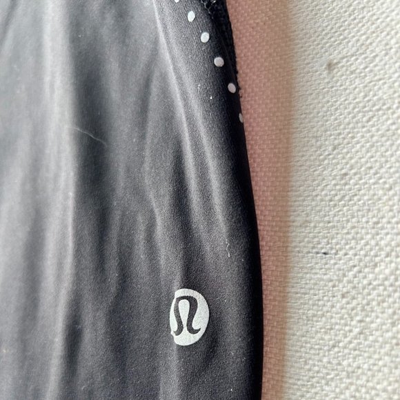 (one of a kind!) SAMPLE lululemon luxtreme tights 28" dotted seams - Picture 4 of 6